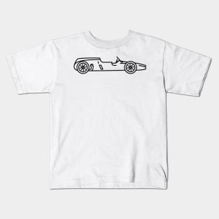 World Champ Car 1960 Cooper Climax T53 Brabham Kids T-Shirt